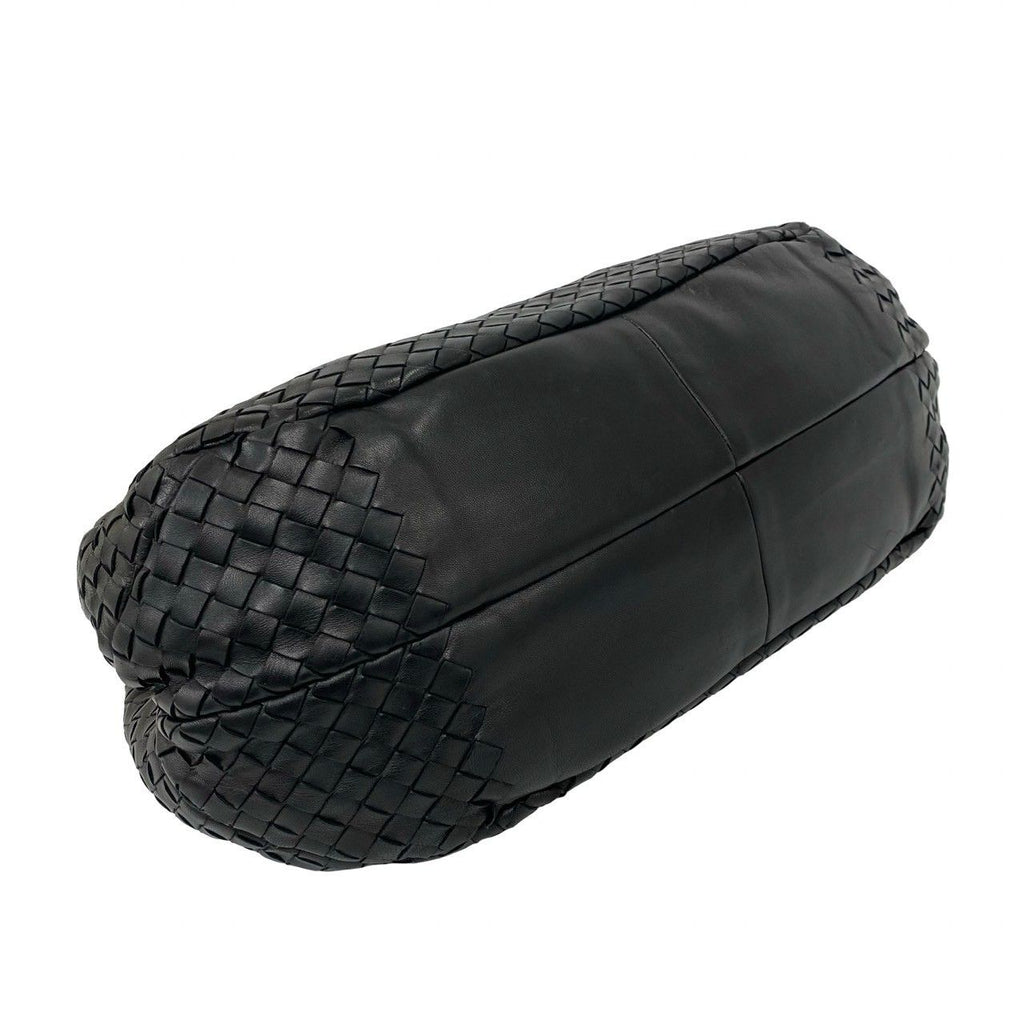 Bottega Veneta Intrecciato Leather Tote Shoulder Bag Black — view 7