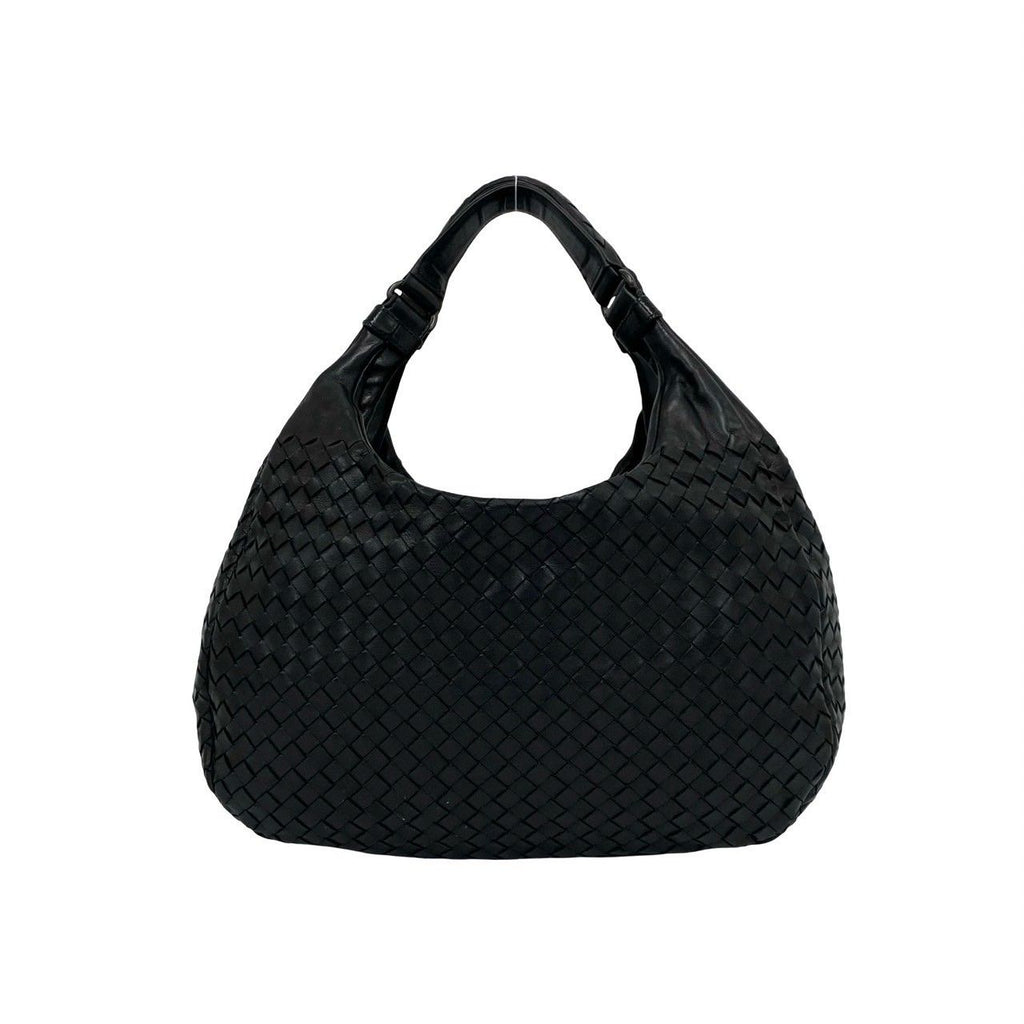 Bottega Veneta Intrecciato Leather Tote Shoulder Bag Black — view 3