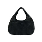 Bottega Veneta Intrecciato Leather Tote Shoulder Bag Black — view 3