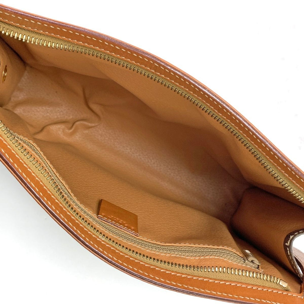 Celine Second Bag Macadam Pattern 97 2 Brown — view 9
