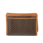 Celine Second Bag Macadam Pattern 97 2 Brown — view 3