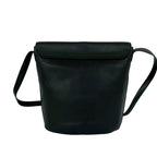 Dior Vintage CD Logo Leather Shoulder Bag Crossbody Black — view 3