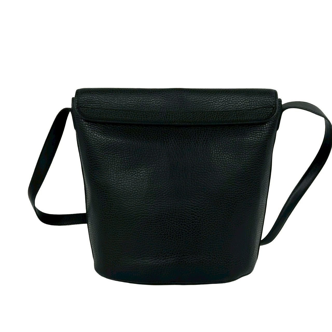 Dior Vintage CD Logo Leather Shoulder Bag Crossbody Black — view 3