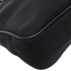 Prada Nylon Chain Shoulder Bag Black — view 6
