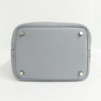 Hermes Picotin Lock PM 18 Gris Perle Taurillon Clemence Silver Handbag — view 5