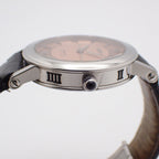 Gucci Auto Limited Edition Automatic Winding Watch Pink Dial Leather Strap Pawn — view 8