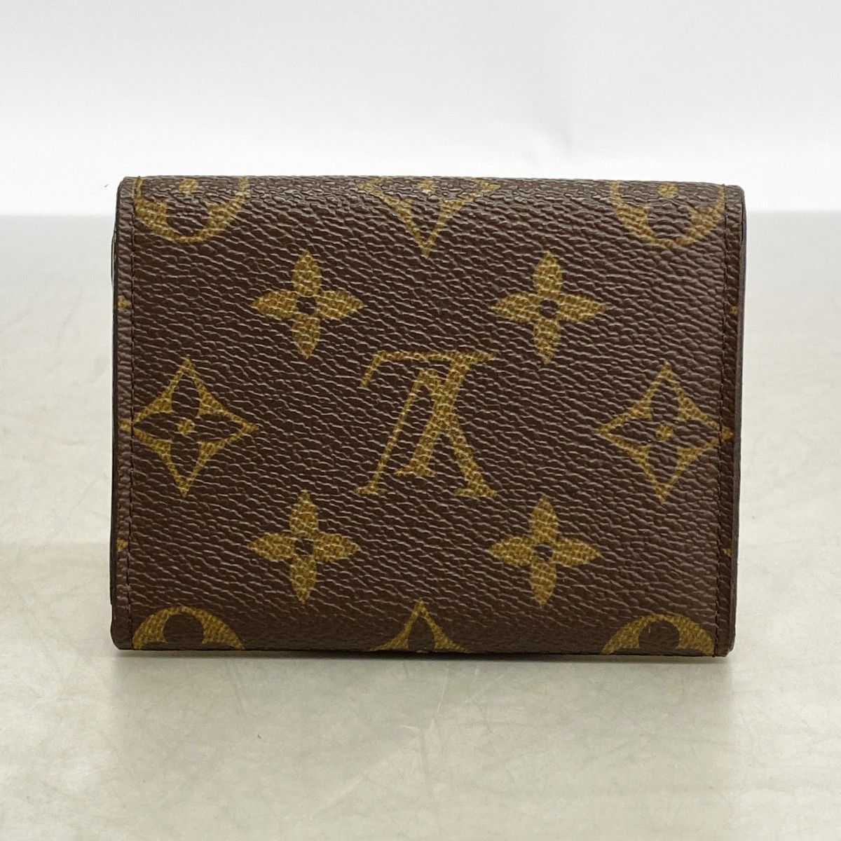 Louis Vuitton Business Card Holder Monogram Envelope Brown — view 8