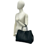 Hermes Garden Party 36 PM Vache Country Leather Tote Black — view 2