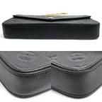 Louis Vuitton Pochette Felicie Shoulder Bag Monogram Empreinte Noir — view 3