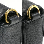 Louis Vuitton Pochette Felicie Shoulder Bag Monogram Empreinte Noir — view 7