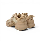 Dior D-connect Sneakers Rubber Mesh Leather Pink Beige Logo — view 4