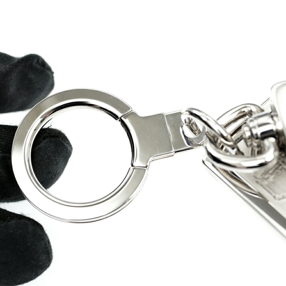 Louis Vuitton Key Ring Porte Cles Jean Silver Color Key Holder Back Charm — view 9