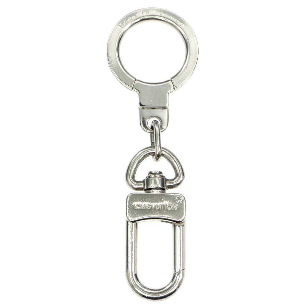 Louis Vuitton Key Ring Anneau Cles Silver Color Key Holder Back Charm
