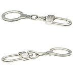 Louis Vuitton Key Ring Anneau Cles Silver Color Key Holder Back Charm — view 3