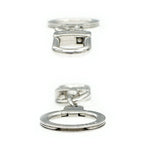 Louis Vuitton Key Ring Anneau Cles Silver Color Key Holder Back Charm — view 4