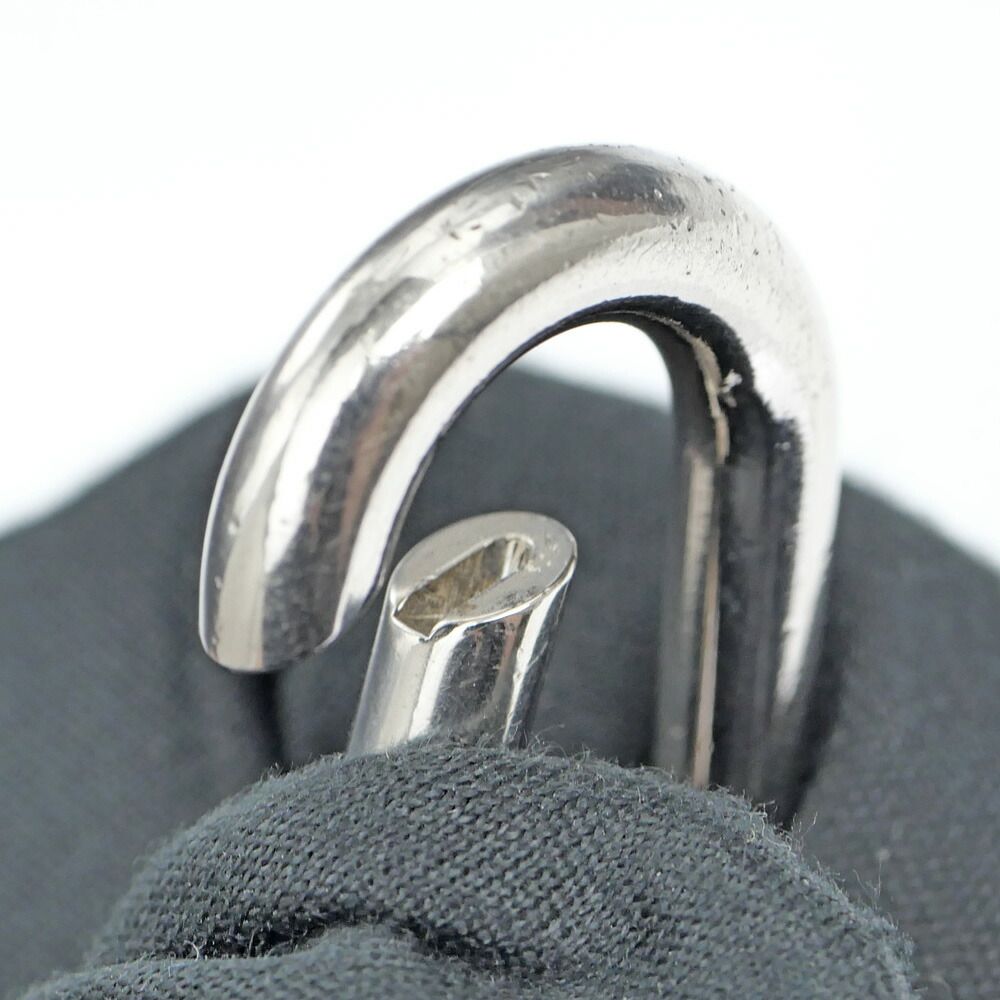 Louis Vuitton Key Ring Anneau Cles Silver Color Key Holder Back Charm — view 9