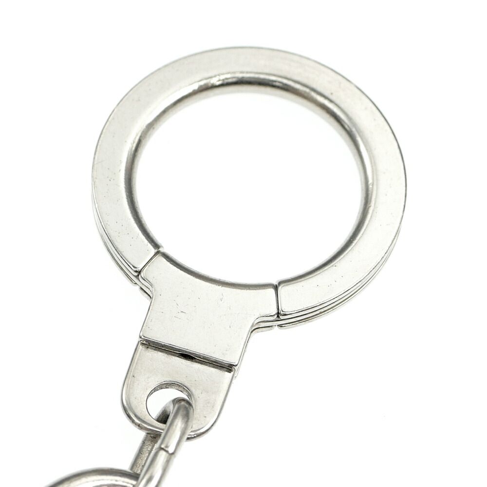 Louis Vuitton Key Ring Anneau Cles Silver Color Key Holder Back Charm — view 6