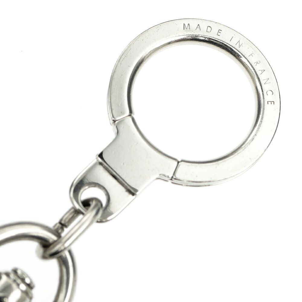 Louis Vuitton Key Ring Anneau Cles Silver Color Key Holder Back Charm — view 5