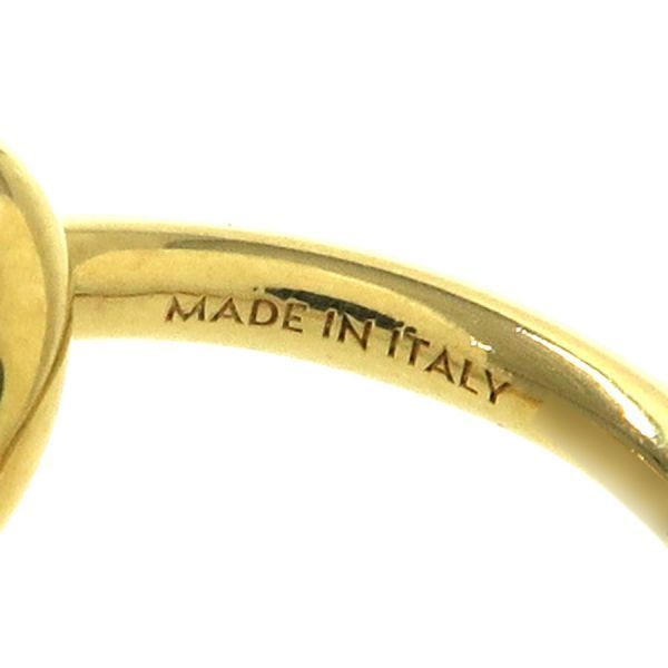 Celine Knot Small Hoop Earrings Gold Finish Brass — view 8