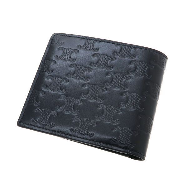 Celine Bifold Wallet Triomphe Embossed — view 9
