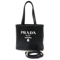 Prada Logo Leather 2-Way Messenger