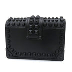 Prada Studded Cahier Chain Messenger — view 2