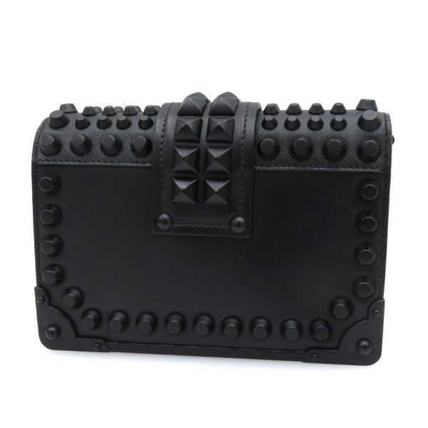 Prada Studded Cahier Chain Messenger — view 2
