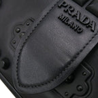 Prada Studded Cahier Chain Messenger — view 5