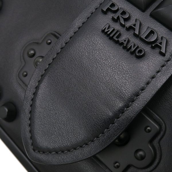 Prada Studded Cahier Chain Messenger — view 5