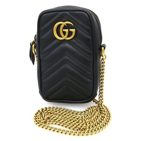 Gucci GG Marmont Mini Chain Messenger