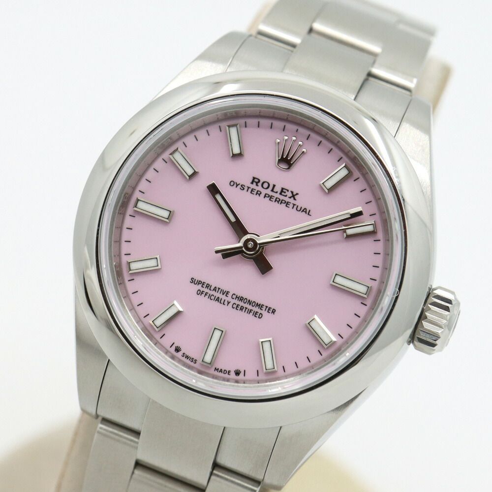 Rolex Oyster Perpetual 28 Candy Pink Watch — view 2