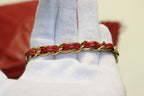 Chanel 0 Quilted Fringe GD Leather Chain Shoulder — view 5