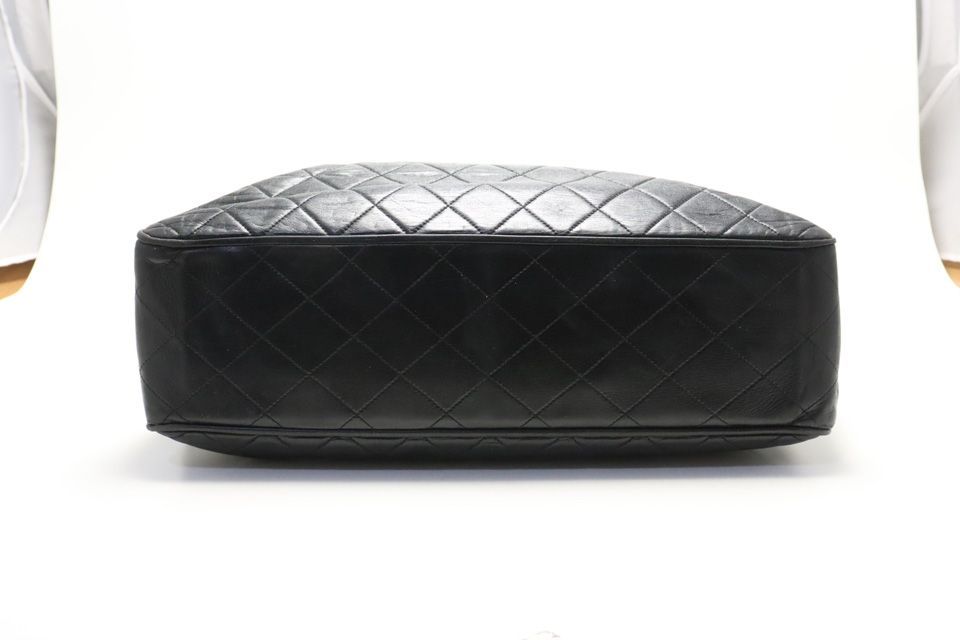Chanel 0 Quilted GD Leather Chain Tote — view 3