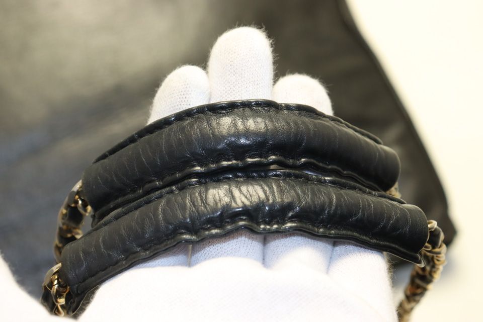 Chanel 0 Quilted GD Leather Chain Tote — view 5