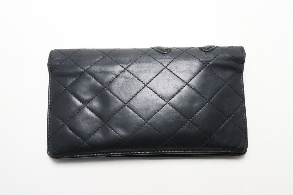 Chanel Cambon Line Leather Bifold Wallet — view 2