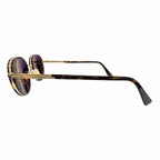 Bottega Veneta BV Forte Sunglasses Clear Brown Marble Gold 49 Eyewear — view 4