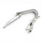 Hermes Vintage Ceinture Belt Motif Scarf Ring Silver — view 4