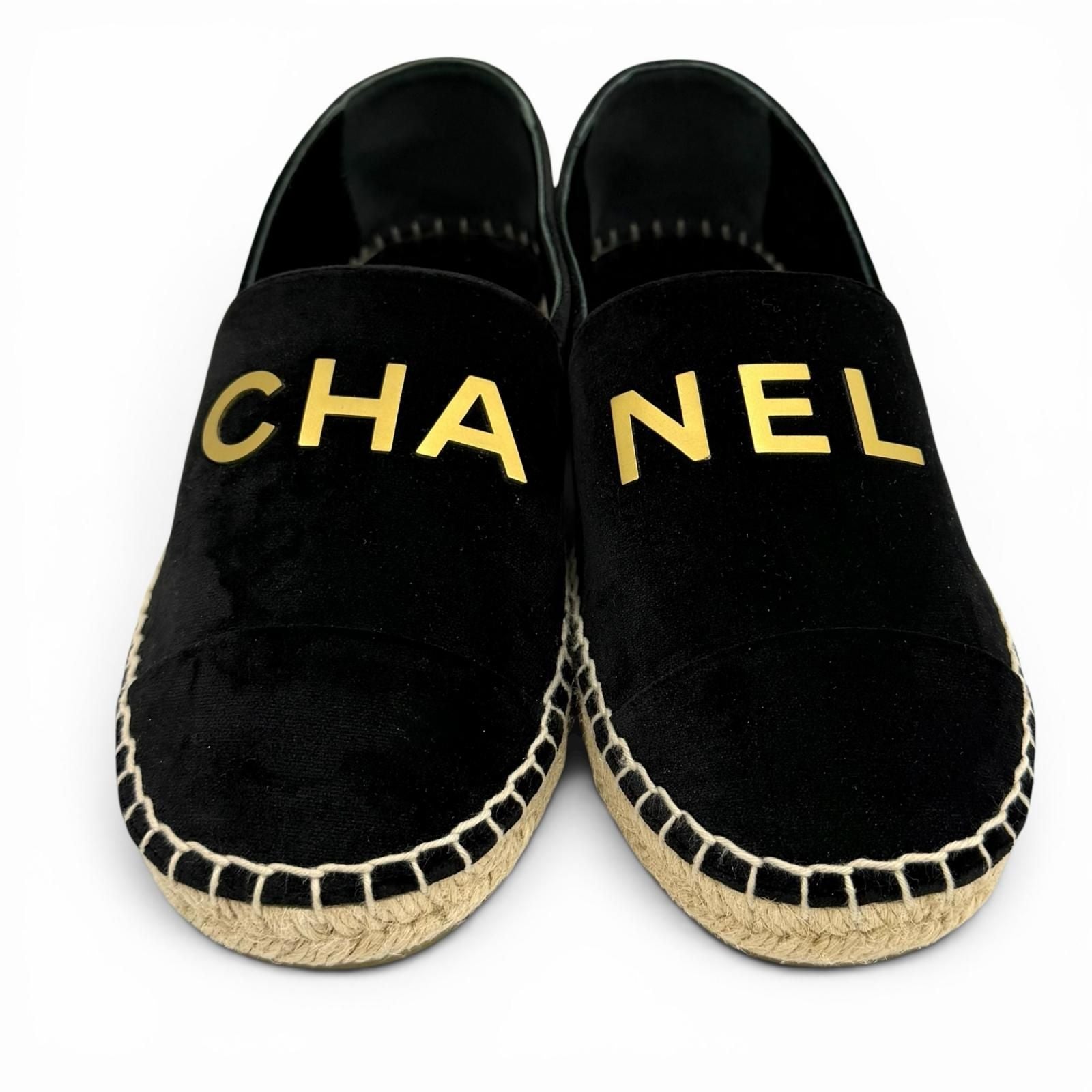 Chanel Logo Slipper Black — view 4