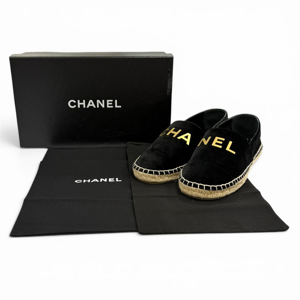 Chanel Logo Slipper Black — view 2