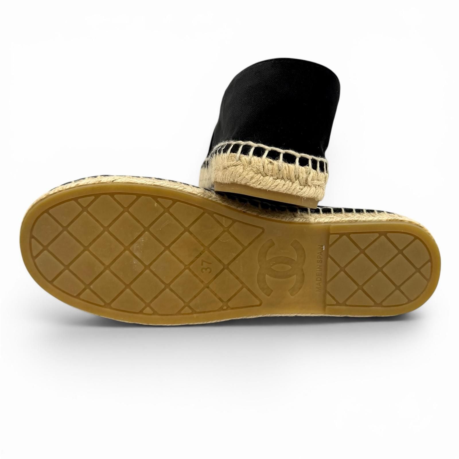 Chanel Logo Slipper Black — view 5