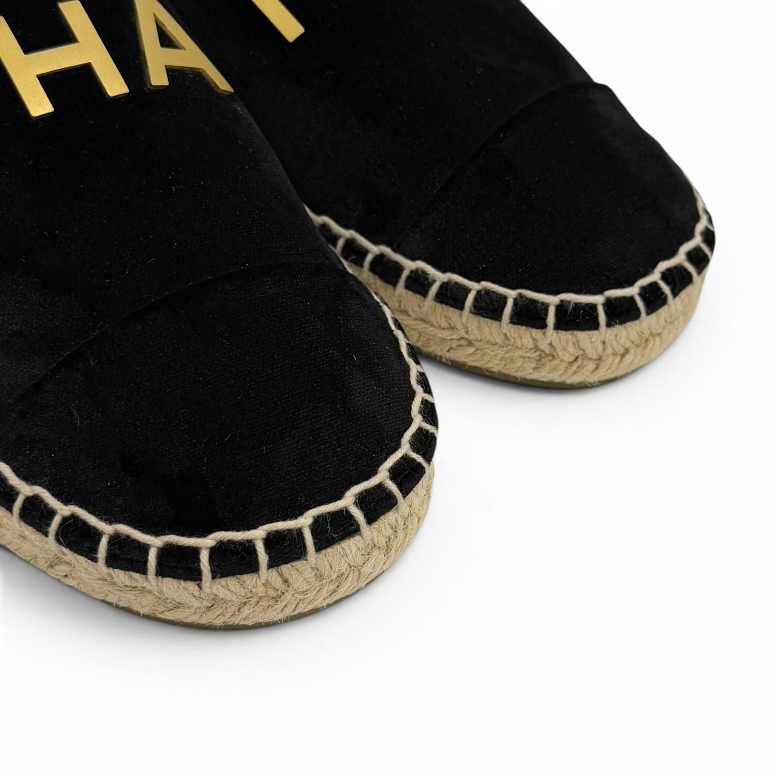 Chanel Logo Slipper Black — view 6