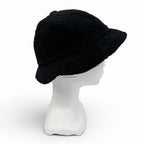 Chanel Cotton Wool CC Logo Hat Black Gold — view 5