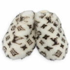 Louis Vuitton Sweet Line Mink Monogram Slippers Ivory — view 3