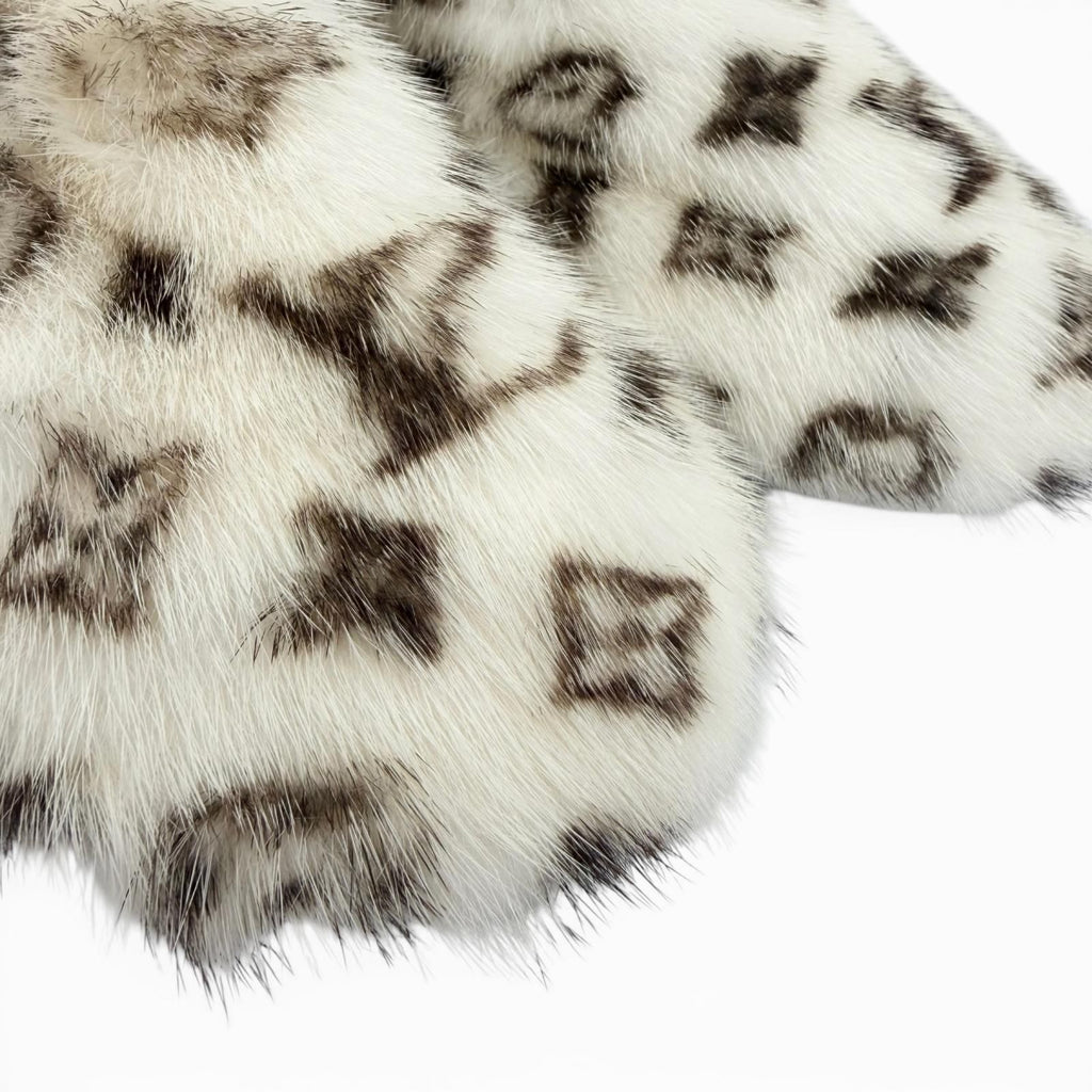 Louis Vuitton Sweet Line Mink Monogram Slippers Ivory — view 7