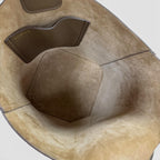 Loewe Pebble Bucket Bag Smooth Calfskin Anagram with Khaki — view 8
