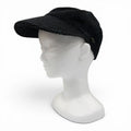 Chanel Cotton CC Logo Lamesh Cap Hat Black Blue