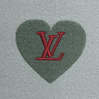 Louis Vuitton Vivienne Cvd Wool Scarf with Fringe Gray — view 6