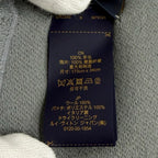 Louis Vuitton Vivienne Cvd Wool Scarf with Fringe Gray — view 9