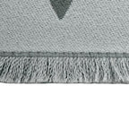 Louis Vuitton Vivienne Cvd Wool Scarf with Fringe Gray — view 5