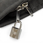 Hermes Her Line a Dos PM Canvas Backpack with Cadena Gray — view 9